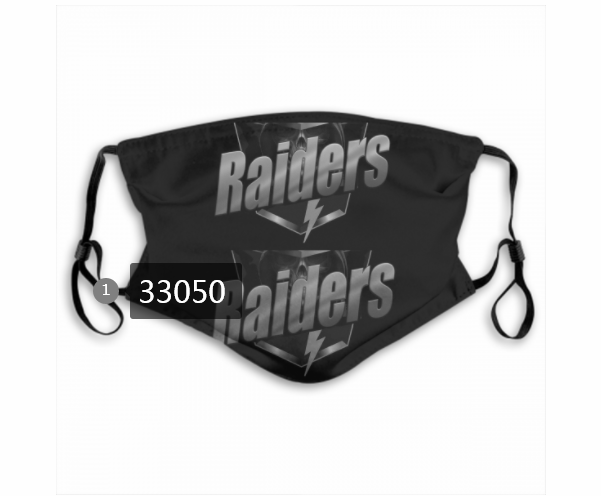 New 2021 NFL Oakland Raiders #55 Dust mask with filter->nfl dust mask->Sports Accessory